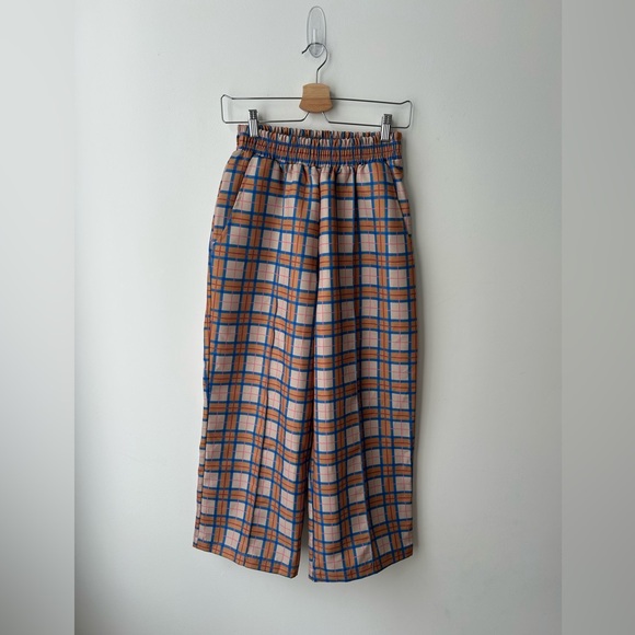 Nettles Tale Pants - Nettles Tale Plaid Cropped Pants | Elastic Waist | Made in Canada